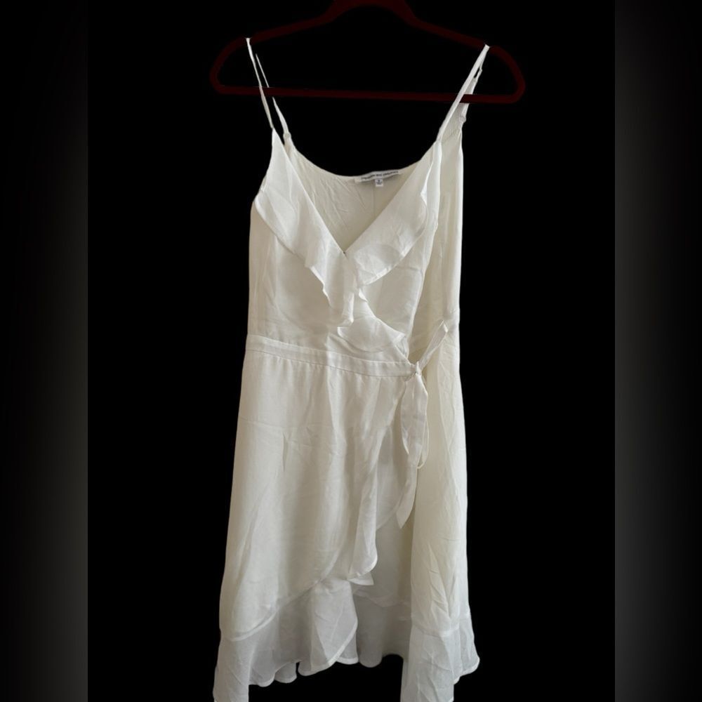Cupcake and Cashmere Ivory or white Wrap up Dress Small
